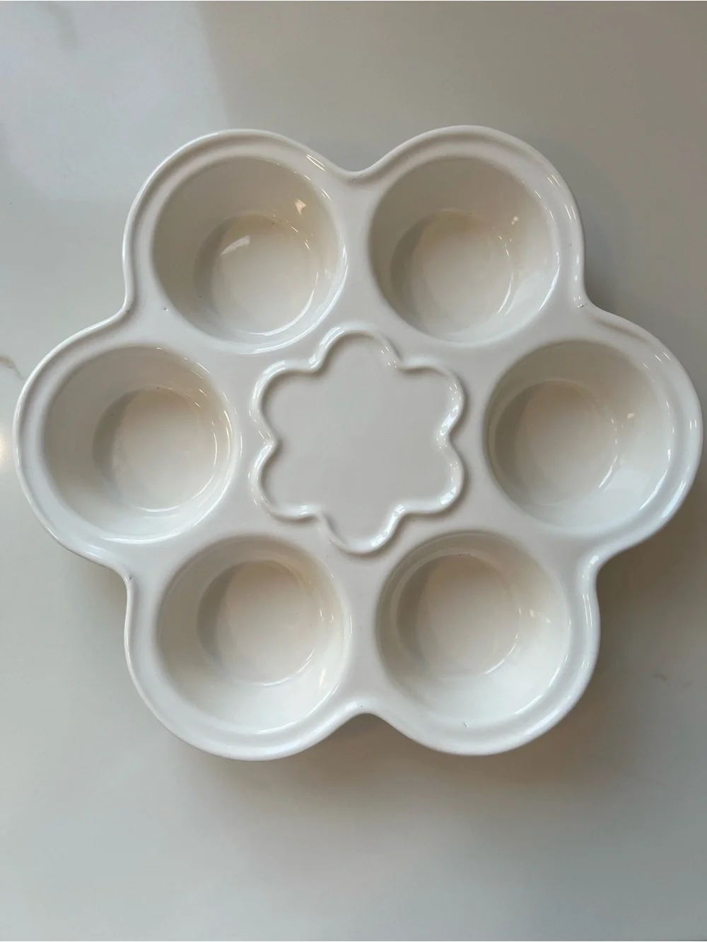 Pfaltzgraff Hearth Muffin Maker 6-Cup Stoneware Baking Pan